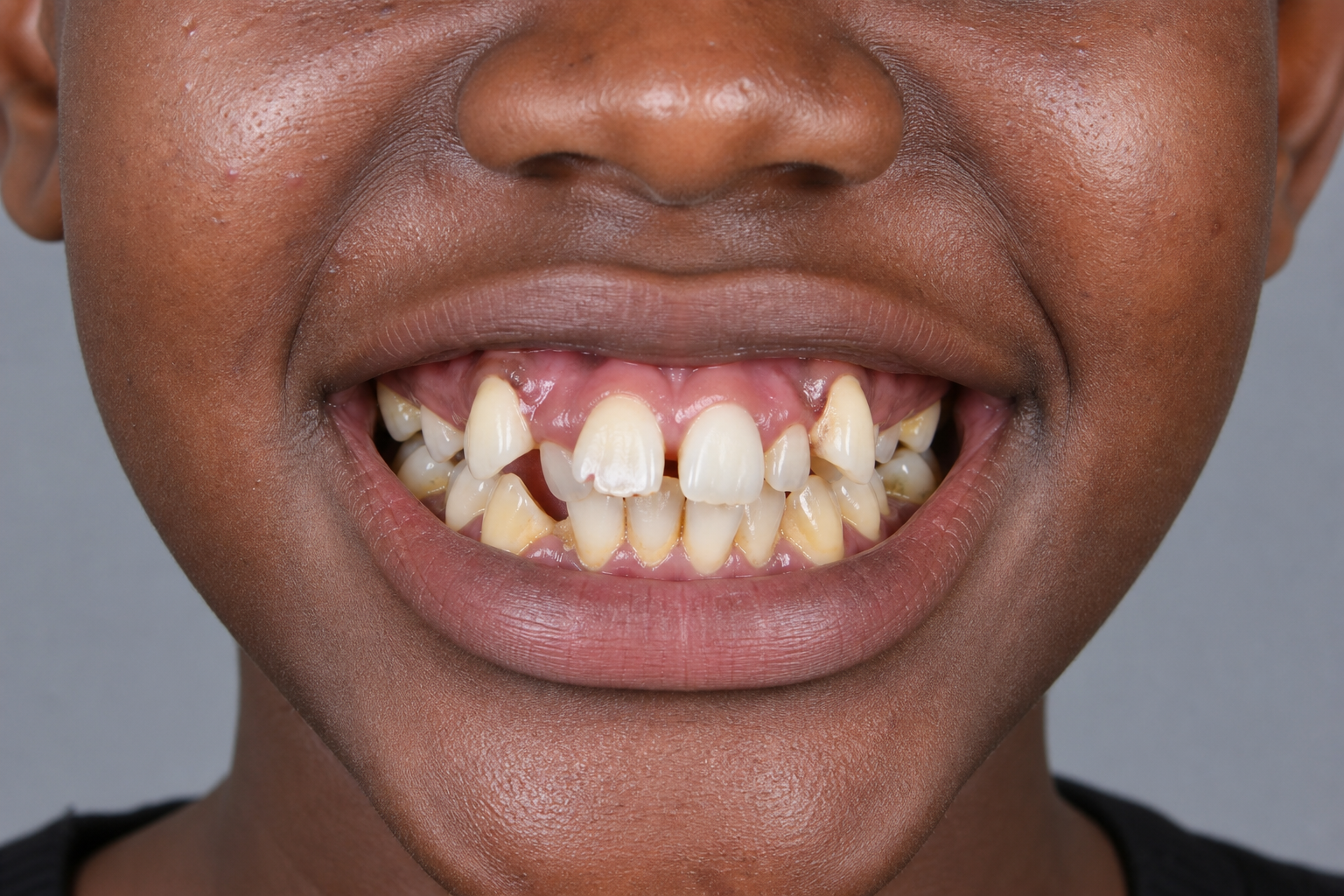 Ceramic Braces Alignment — before