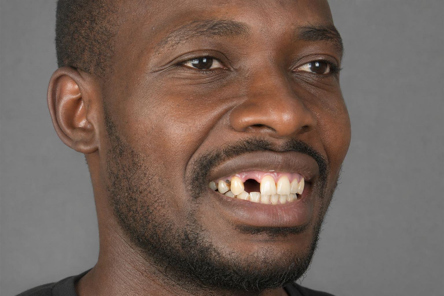Before — Single Dental Implant