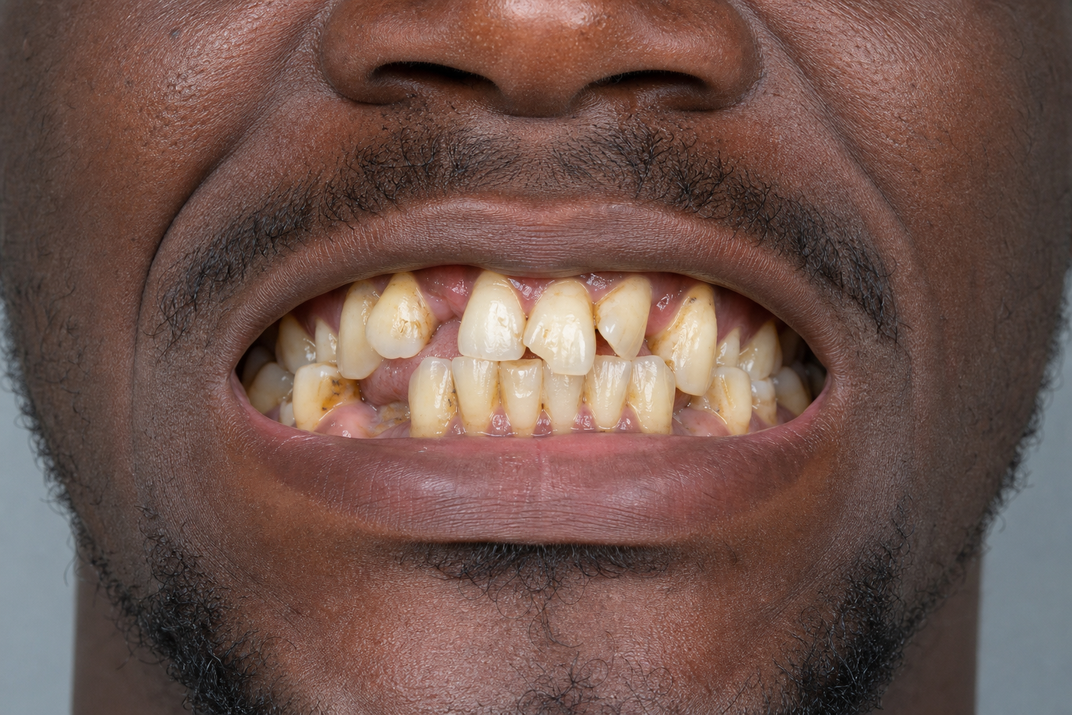 Before — Invisalign Crowding Correction