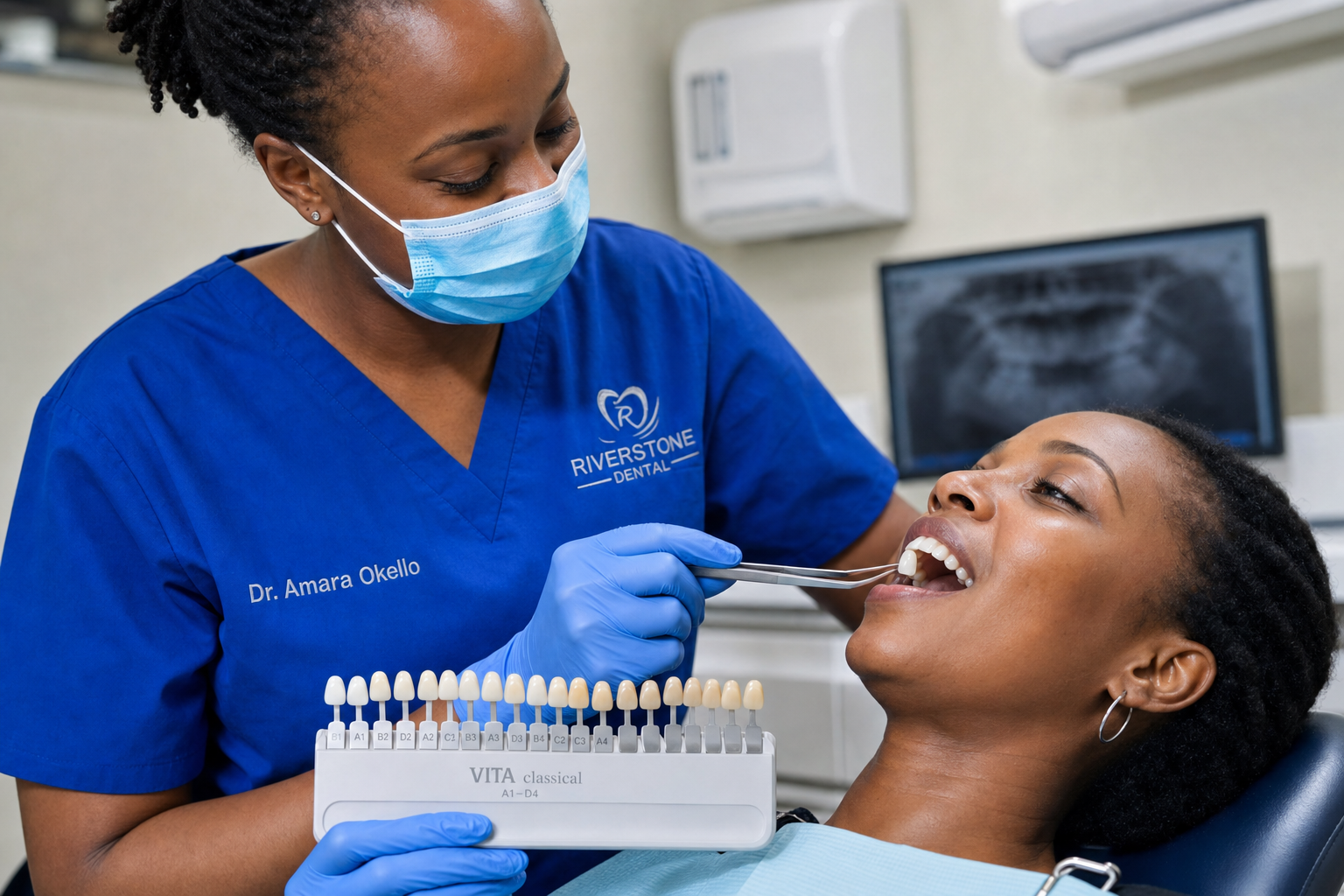 Dental Veneers at Riverstone Dental Care, Kampala